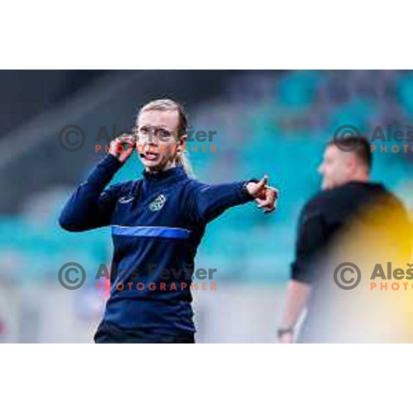 Referee Aleksandra Cesen during Prva liga Telemach 2025/2026 football match between Bravo Big Bang and Maribor in Ljubljana, Slovenia on November 1, 2025