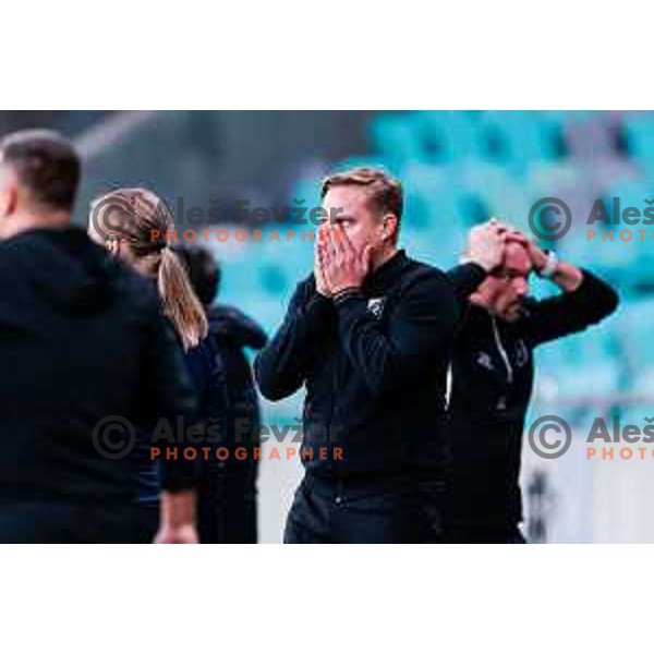 in action during Prva liga Telemach 2025/2026 football match between Bravo Big Bang and Maribor in Ljubljana, Slovenia on November 1, 2025