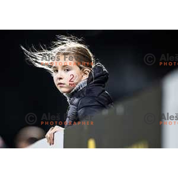 Fan of Matjaz Rozman during Prva liga Telemach 2025/26 football match between NK Celje and NK Aluminij in Stadion z’dezele, Celje, Slovenia on November 1, 2025. Photo: Jure Banfi