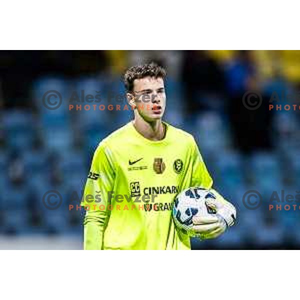 Zan Luk Leban in action during Prva liga Telemach 2025/26 football match between NK Celje and NK Aluminij in Stadion z’dezele, Celje, Slovenia on November 1, 2025. Photo: Jure Banfi
