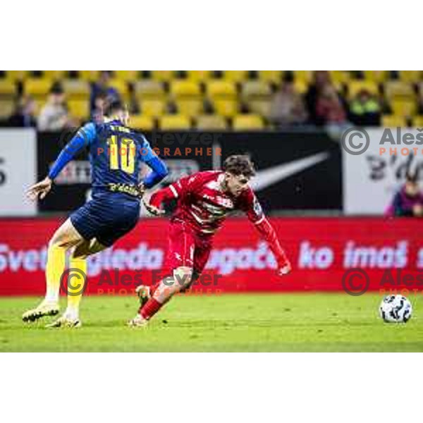 Emir Saitoski in action during Prva liga Telemach 2025/26 football match between NK Celje and NK Aluminij in Stadion z’dezele, Celje, Slovenia on November 1, 2025. Photo: Jure Banfi