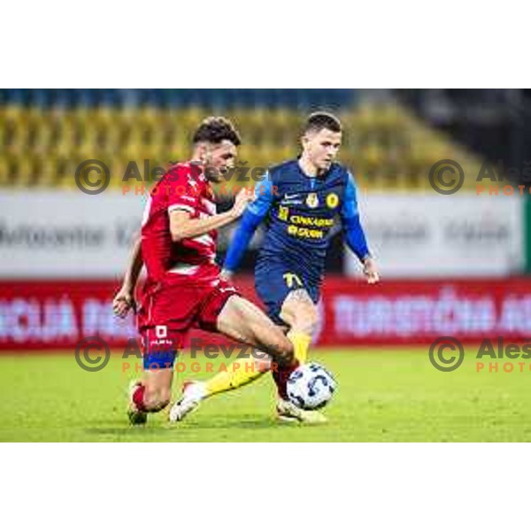 Omar Kocar in action during Prva liga Telemach 2025/26 football match between NK Celje and NK Aluminij in Stadion z’dezele, Celje, Slovenia on November 1, 2025. Photo: Jure Banfi
