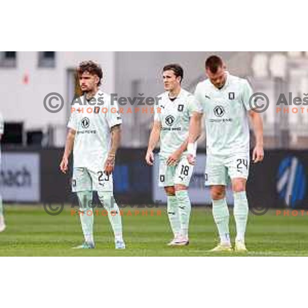 in action during Prva liga Telemach 2025/2026 football match between Koper and Olimpija at Bonifika Stadium in Koper, Slovenia on November 2, 2025