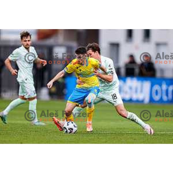 in action during Prva liga Telemach 2025/2026 football match between Koper and Olimpija at Bonifika Stadium in Koper, Slovenia on November 2, 2025