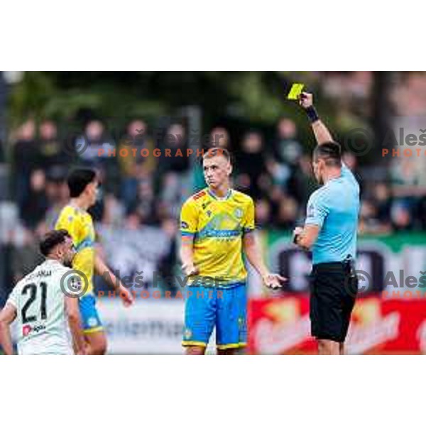 in action during Prva liga Telemach 2025/2026 football match between Koper and Olimpija at Bonifika Stadium in Koper, Slovenia on November 2, 2025