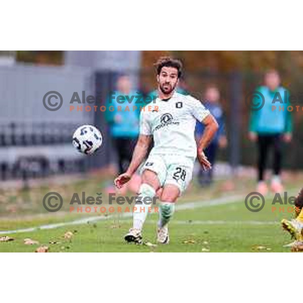 in action during Prva liga Telemach 2025/2026 football match between Koper and Olimpija at Bonifika Stadium in Koper, Slovenia on November 2, 2025