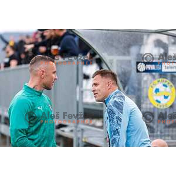 Jasmin Kurtic and Josip Ilicic during Prva liga Telemach 2025/2026 football match between Koper and Olimpija at Bonifika Stadium in Koper, Slovenia on November 2, 2025