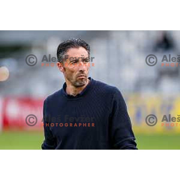 Federico Bessone, head coach of Olimpija during Prva liga Telemach 2025/2026 football match between Koper and Olimpija at Bonifika Stadium in Koper, Slovenia on November 2, 2025