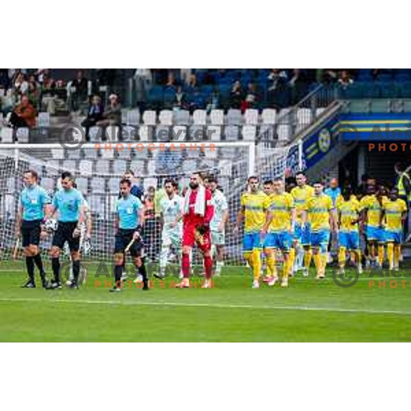 in action during Prva liga Telemach 2025/2026 football match between Koper and Olimpija at Bonifika Stadium in Koper, Slovenia on November 2, 2025