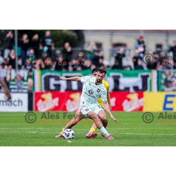 in action during Prva liga Telemach 2025/2026 football match between Koper and Olimpija at Bonifika Stadium in Koper, Slovenia on November 2, 2025