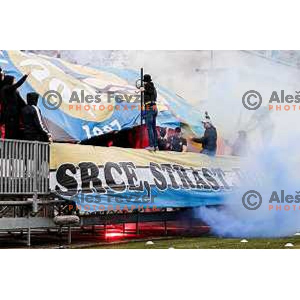 in action during Prva liga Telemach 2025/2026 football match between Koper and Olimpija at Bonifika Stadium in Koper, Slovenia on November 2, 2025
