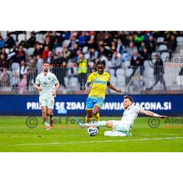 Isaac Matondo scores a goal during Prva liga Telemach 2025/2026 football match between Koper and Olimpija at Bonifika Stadium in Koper, Slovenia on November 2, 2025 