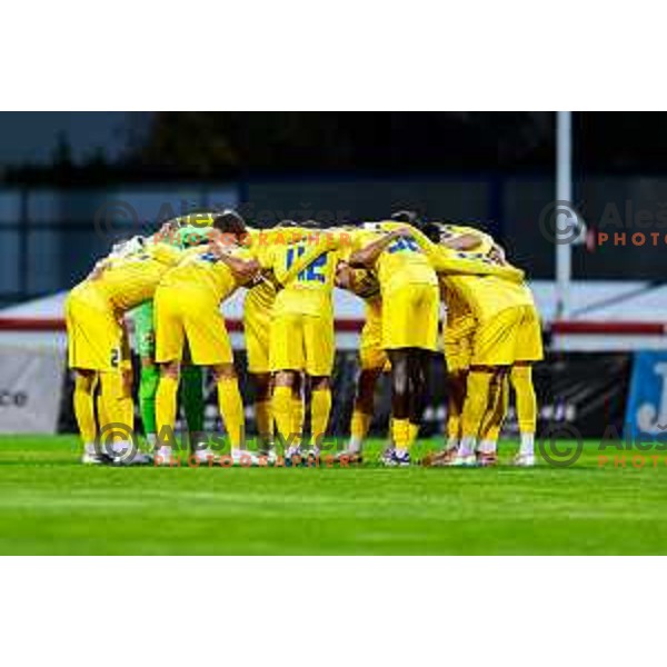in action during Prva liga Telemach 2025/2026 football match between Domzale and Mura in Domzale, Slovenia on November 3, 2025