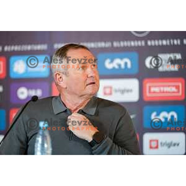 Matjaz Kek, head coach of Slovenia National Football team during press conference, Brdo pri Kranju on November 4, 2025