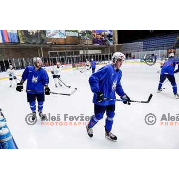 Slovenia Ice-Hockey team during practice session in Bled Ice Hockey Rink, Slovenia on November 4, 2025