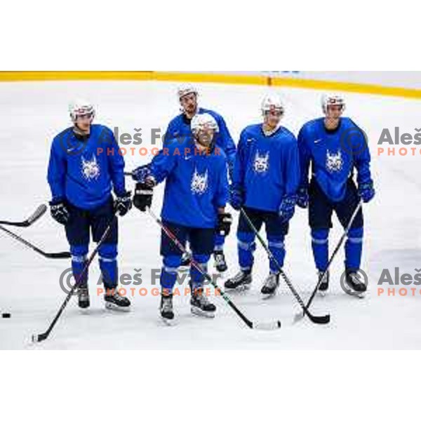 Slovenia Ice-Hockey team during practice session in Bled Ice Hockey Rink, Slovenia on November 4, 2025