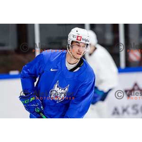Slovenia Ice-Hockey team during practice session in Bled Ice Hockey Rink, Slovenia on November 4, 2025