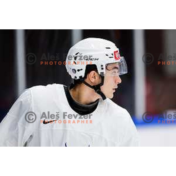 Slovenia Ice-Hockey team during practice session in Bled Ice Hockey Rink, Slovenia on November 4, 2025
