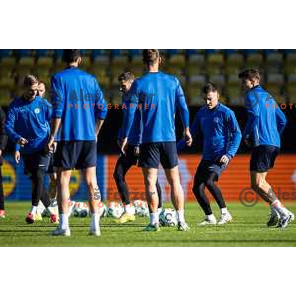 Mario Kvesic during official training before UEFA Conference League 2025/26 football match between NK Celje (SLO) and Legia Warszawa (POL) on Stadium z’dezele in Celje, Slovenia on November 5, 2025.
