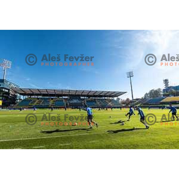 Venue official training before UEFA Conference League 2025/26 football match between NK Celje (SLO) and Legia Warszawa (POL) on Stadium z’dezele in Celje, Slovenia on November 5, 2025.