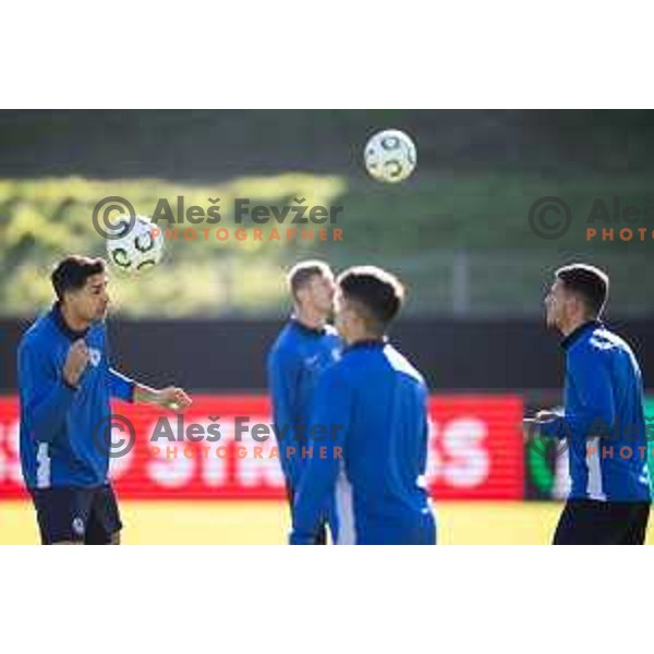 during official training before UEFA Conference League 2025/26 football match between NK Celje (SLO) and Legia Warszawa (POL) on Stadium z’dezele in Celje, Slovenia on November 5, 2025.