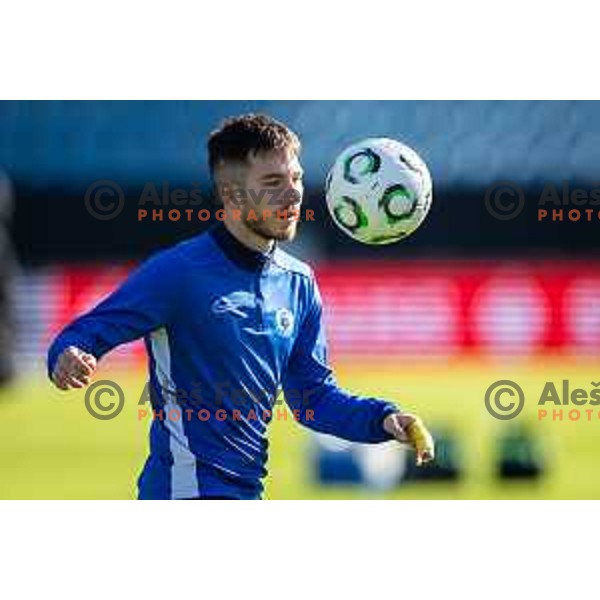 Nikita Iosifov during official training before UEFA Conference League 2025/26 football match between NK Celje (SLO) and Legia Warszawa (POL) on Stadium z’dezele in Celje, Slovenia on November 5, 2025.