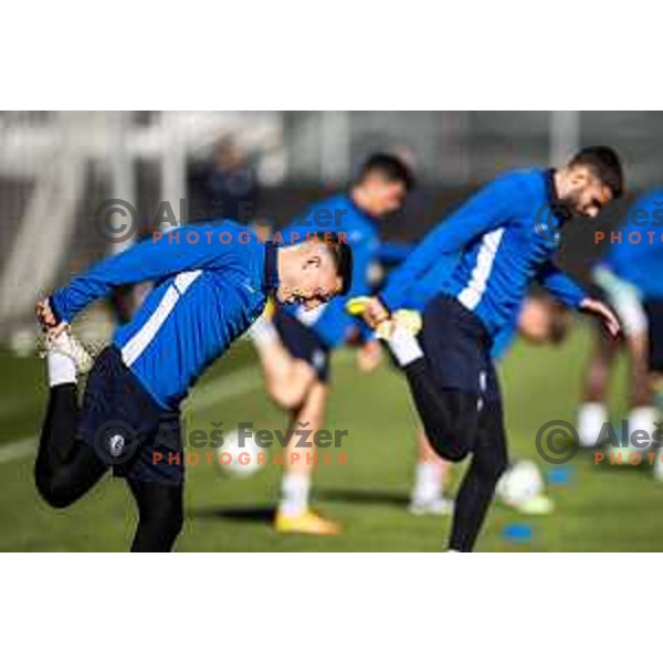Mario Kvesic during official training before UEFA Conference League 2025/26 football match between NK Celje (SLO) and Legia Warszawa (POL) on Stadium z’dezele in Celje, Slovenia on November 5, 2025.