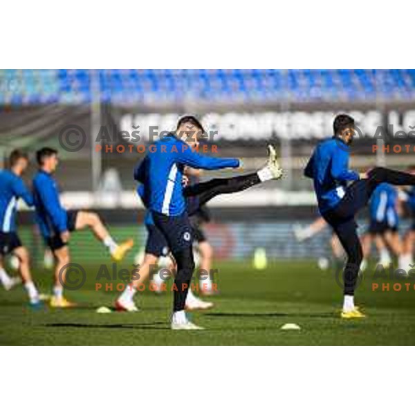 Mario Kvesic during official training before UEFA Conference League 2025/26 football match between NK Celje (SLO) and Legia Warszawa (POL) on Stadium z’dezele in Celje, Slovenia on November 5, 2025.