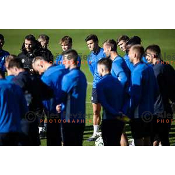 during official training before UEFA Conference League 2025/26 football match between NK Celje (SLO) and Legia Warszawa (POL) on Stadium z’dezele in Celje, Slovenia on November 5, 2025.