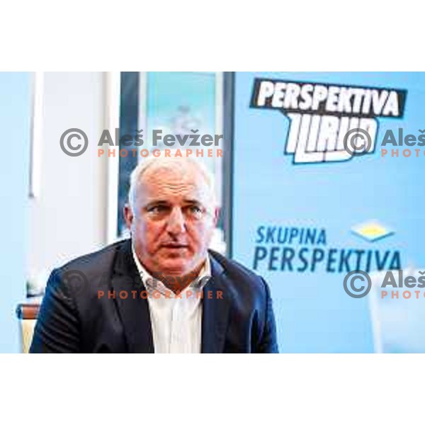 Sasa Doncic during Perspektiva Ilirija press conference in Hala Tivoli, Ljubljana, Slovenia on November 5, 2025