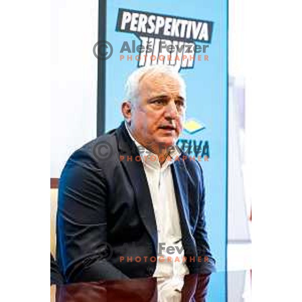 Sasa Doncic during Perspektiva Ilirija press conference in Hala Tivoli, Ljubljana, Slovenia on November 5, 2025