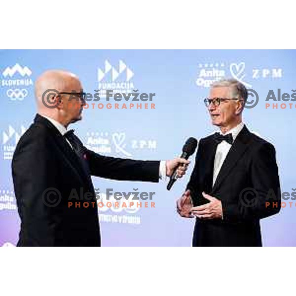 Gala Charity Night of Slovenia Olympic Committee in Union Hotel, Ljubljana, Slovenia on November 5, 2025