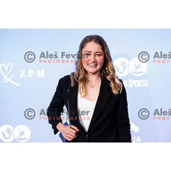 Eva Alina Hocevar during Gala Charity Night of Slovenia Olympic Committee in Union Hotel, Ljubljana, Slovenia on November 5, 2025