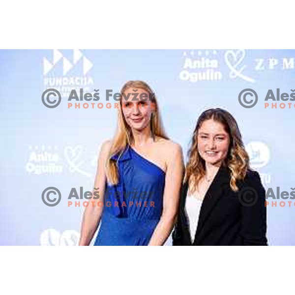 Nina Kostanjsek and Eva Alina Hocevar during Gala Charity Night of Slovenia Olympic Committee in Union Hotel, Ljubljana, Slovenia on November 5, 2025
