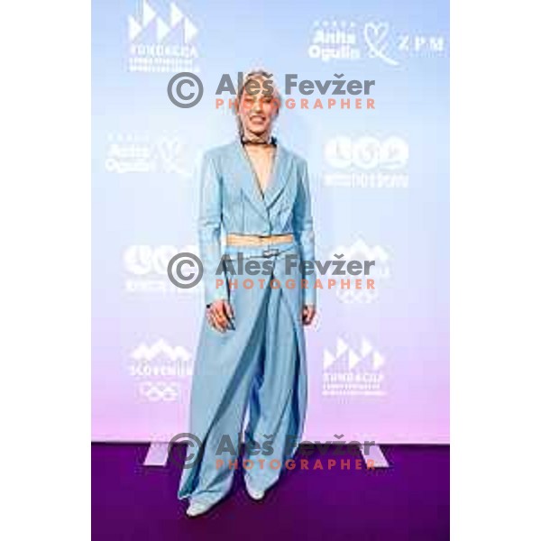 Janja Garnbret during Gala Charity Night of Slovenia Olympic Committee in Union Hotel, Ljubljana, Slovenia on November 5, 2025