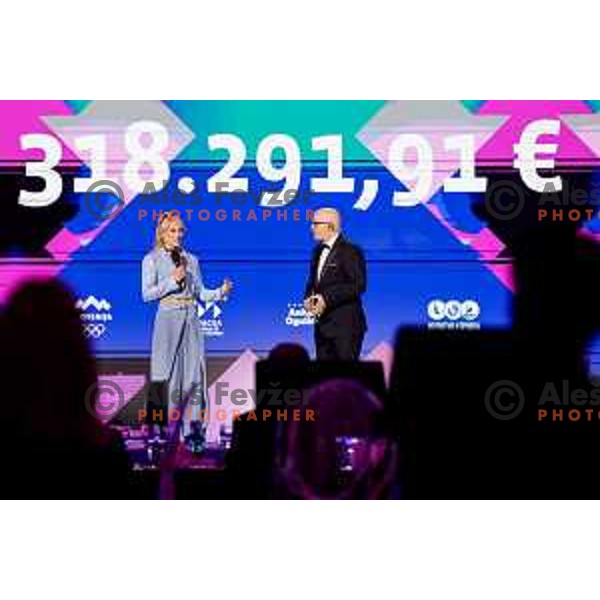 Janja Garnbret during Gala Charity Night of Slovenia Olympic Committee in Union Hotel, Ljubljana, Slovenia on November 5, 2025