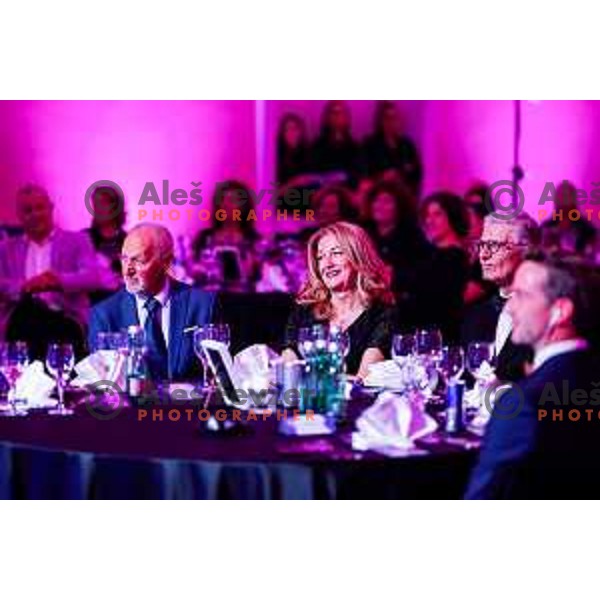 Gala Charity Night of Slovenia Olympic Committee in Union Hotel, Ljubljana, Slovenia on November 5, 2025