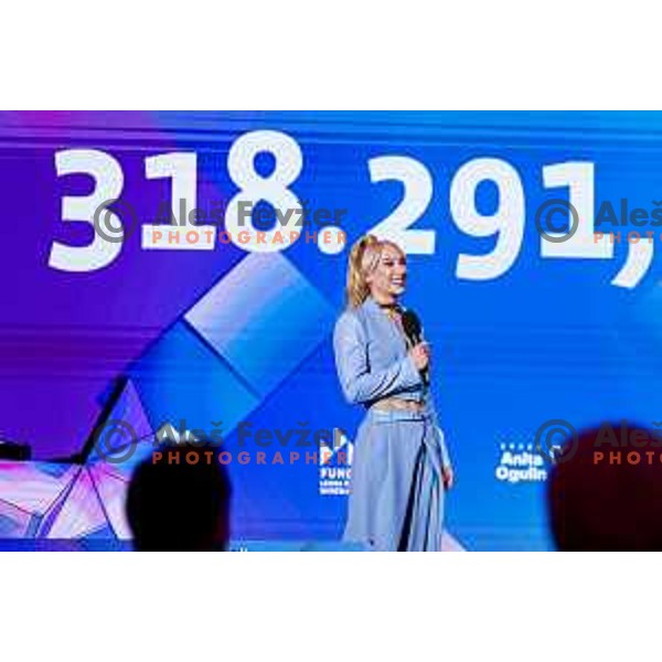 Janja Garnbret during Gala Charity Night of Slovenia Olympic Committee in Union Hotel, Ljubljana, Slovenia on November 5, 2025