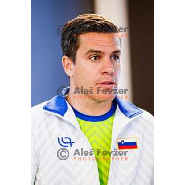 during press conference of Slovenia FED Cup women’s tennis team in Ljubljana, Slovenia on November 6, 2025