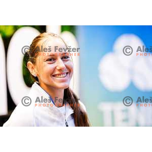 during press conference of Slovenia FED Cup women’s tennis team in Ljubljana, Slovenia on November 6, 2025