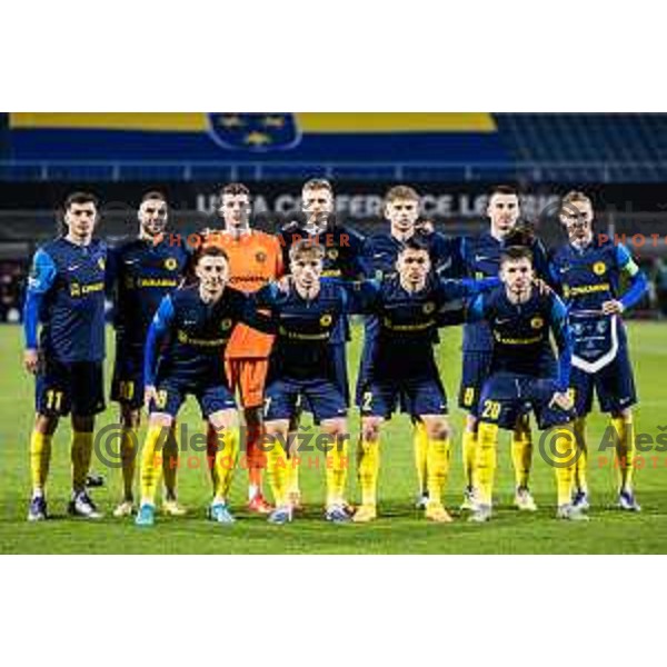 NK Celje starting eleven during UEFA Conference League 2025/26 football match between NK Celje (SLO) and Legia Warszawa (POL) in Stadion z’dezele, Celje, Slovenia on November 6, 2025. Photo: Jure Banfi