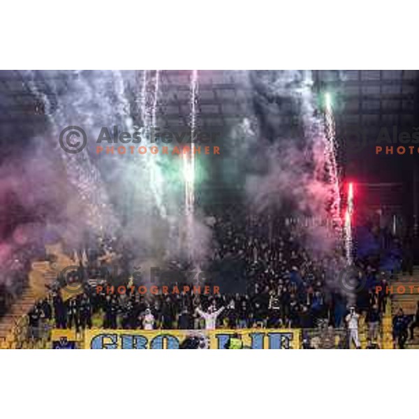 Celjski grofje during UEFA Conference League 2025/26 football match between NK Celje (SLO) and Legia Warszawa (POL) in Stadion z’dezele, Celje, Slovenia on November 6, 2025. Photo: Jure Banfi