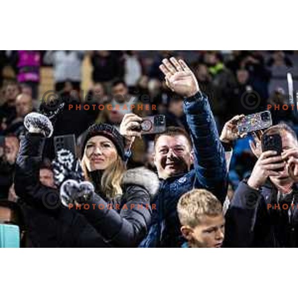 Fans od Celje during UEFA Conference League 2025/26 football match between NK Celje (SLO) and Legia Warszawa (POL) in Stadion z’dezele, Celje, Slovenia on November 6, 2025. Photo: Jure Banfi