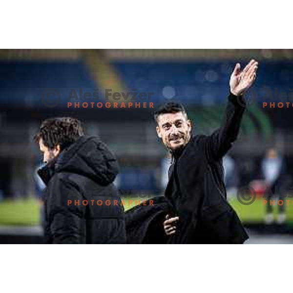 Albert Riera, head coach of NK Celje during UEFA Conference League 2025/26 football match between NK Celje (SLO) and Legia Warszawa (POL) in Stadion z’dezele, Celje, Slovenia on November 6, 2025. Photo: Jure Banfi
