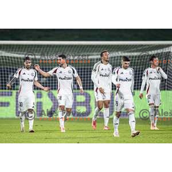Petar Stojanovic in action during UEFA Conference League 2025/26 football match between NK Celje (SLO) and Legia Warszawa (POL) in Stadion z’dezele, Celje, Slovenia on November 6, 2025. Photo: Jure Banfi