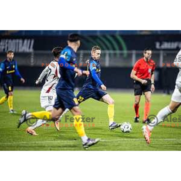 Zan Karnicnik in action during UEFA Conference League 2025/26 football match between NK Celje (SLO) and Legia Warszawa (POL) in Stadion z’dezele, Celje, Slovenia on November 6, 2025. Photo: Jure Banfi