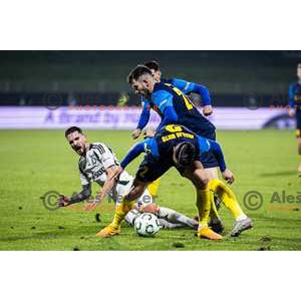 Petar Stojanovic in action during UEFA Conference League 2025/26 football match between NK Celje (SLO) and Legia Warszawa (POL) in Stadion z’dezele, Celje, Slovenia on November 6, 2025. Photo: Jure Banfi