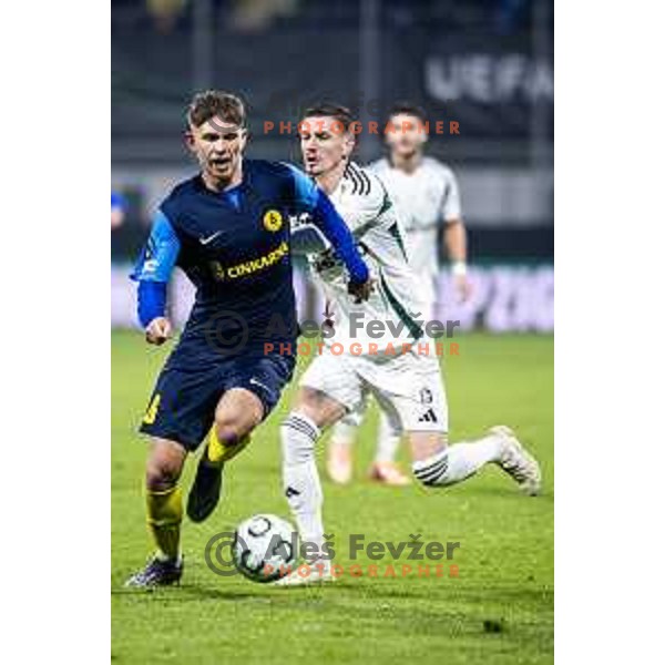Artemijus Tutyskinas in action during UEFA Conference League 2025/26 football match between NK Celje (SLO) and Legia Warszawa (POL) in Stadion z’dezele, Celje, Slovenia on November 6, 2025. Photo: Jure Banfi