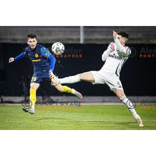Nikita Iosifov in action during UEFA Conference League 2025/26 football match between NK Celje (SLO) and Legia Warszawa (POL) in Stadion z’dezele, Celje, Slovenia on November 6, 2025. Photo: Jure Banfi