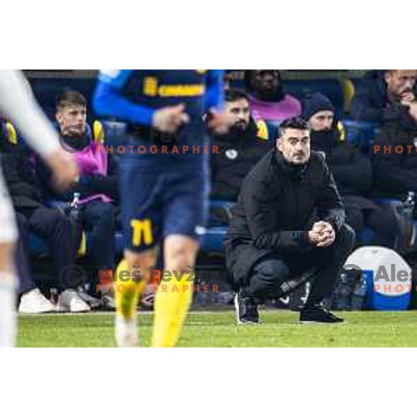 Albert Riera, head coach of NK Celje during UEFA Conference League 2025/26 football match between NK Celje (SLO) and Legia Warszawa (POL) in Stadion z’dezele, Celje, Slovenia on November 6, 2025. Photo: Jure Banfi